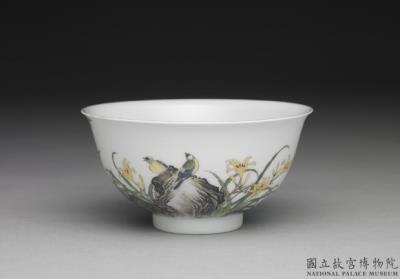 图片[2]-Bowl with pomegranate and birds in falangcai painted enamels, Qing dynasty, Yongzheng reign (1723-1735)-China Archive